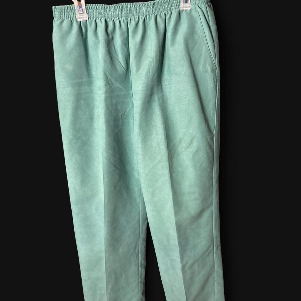 Alfred-dunner Women's Green and Blue Trousers